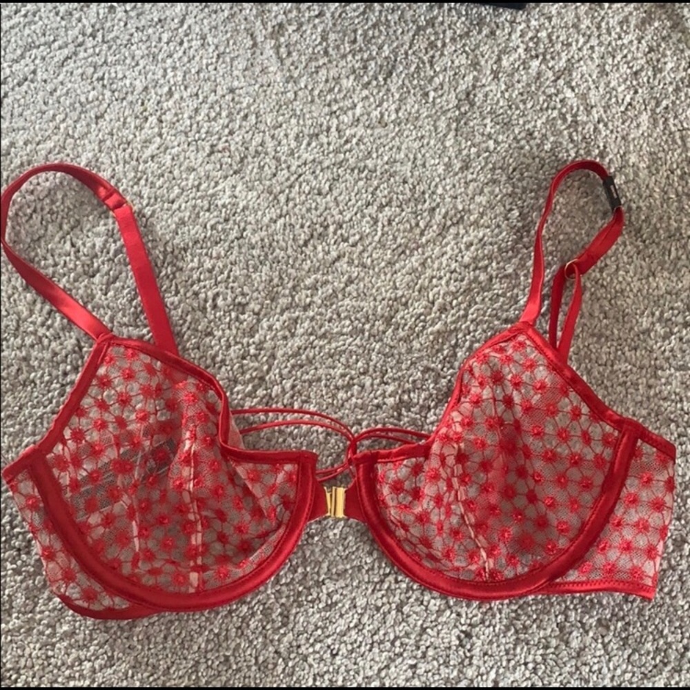 Victoria’s Secret red bra